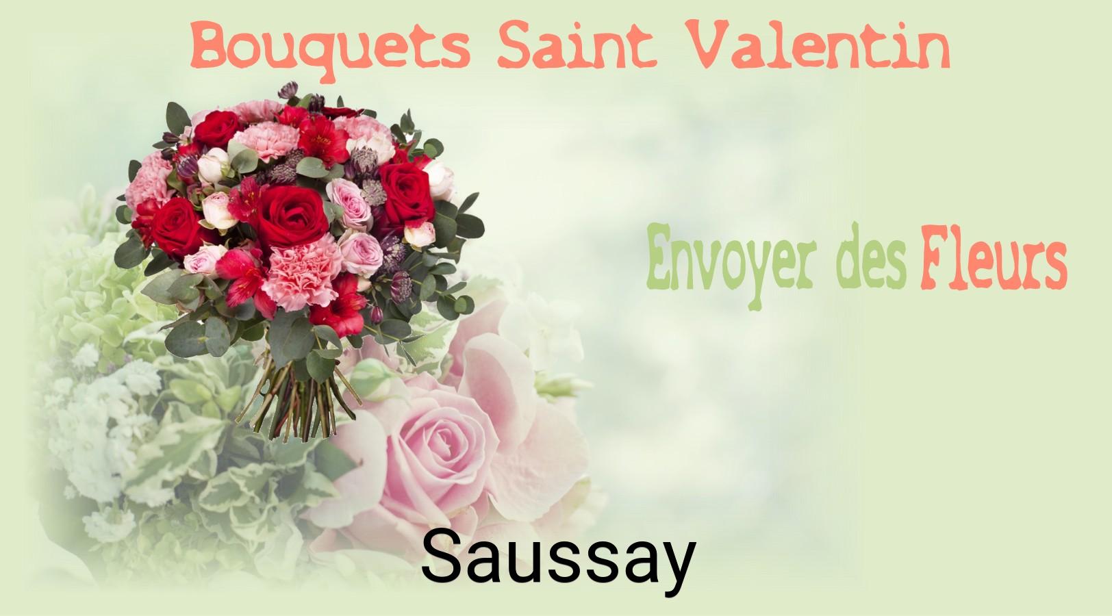 Roses de Saint-Valentin livrées à Saussay